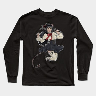 Cutie Demoness w Tail Long Sleeve T-Shirt